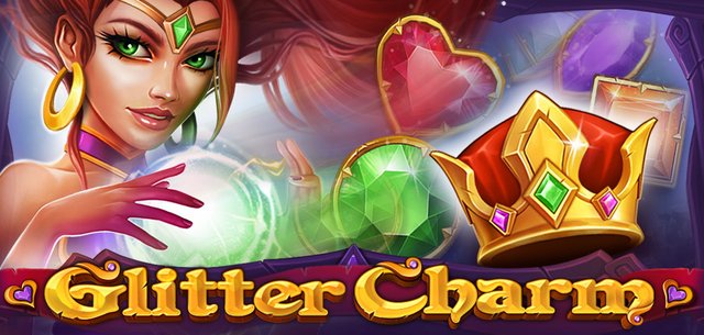 Glitter charm