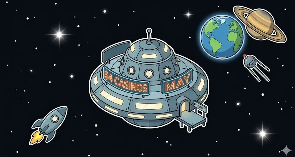 $4 Casinos 2026 UFO space station for monthly small-entry bonus offers on freeslots99.com