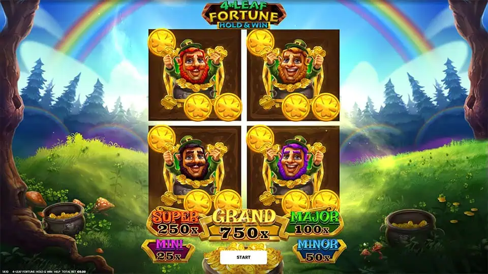4-Leaf Fortune: Hold & Win