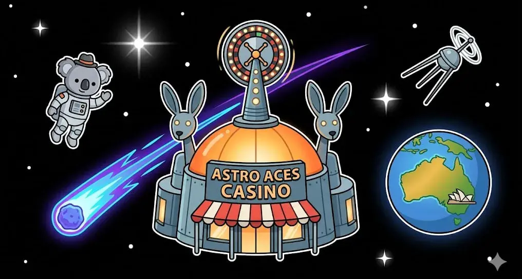 Astro Aces Casino in space for cosmic games at freeslots99.com