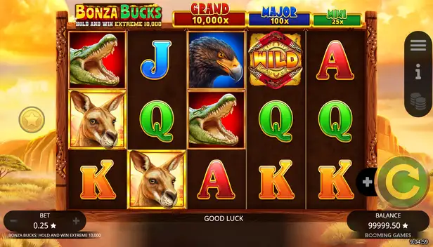 Bonza Bucks Hold and Win Extreme 10,000