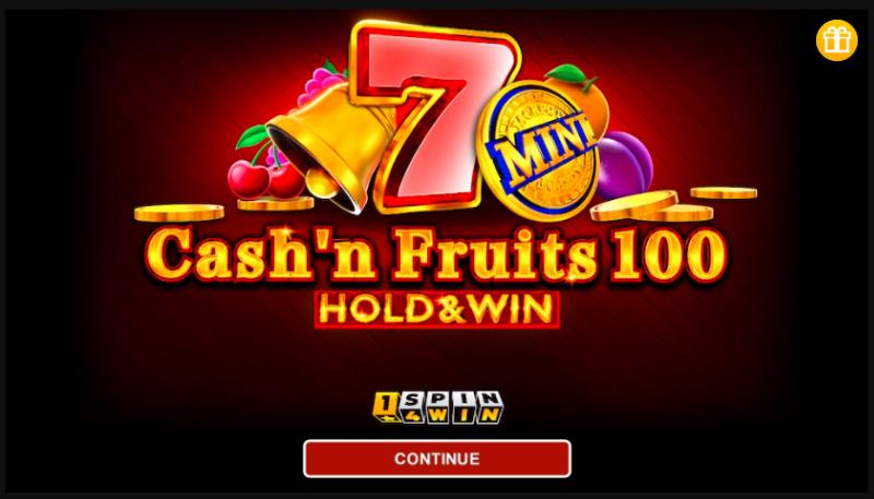 Cash'n Fruits 100 Hold And Win