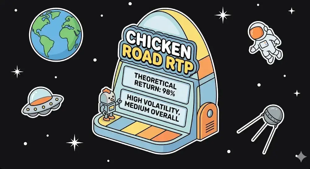 Chicken Road RTP and volatility display for slot statistics on www.freeslots99.com