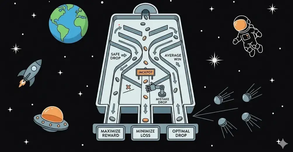 Cosmic jackpot maze illustrating optimal win strategies for www.freeslots99.com