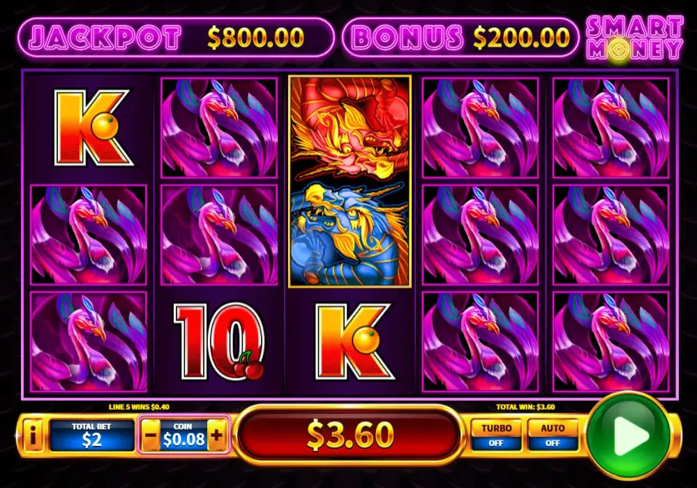 Dragons free online slot by SmartSoft at freeslots99.com