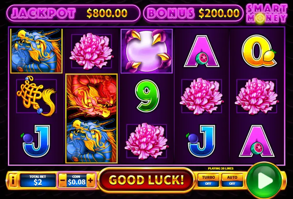 Dragons online slot by SmartSoft at freeslots99.com