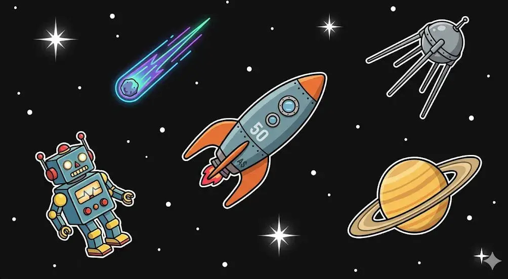 50 rocket in space for cosmic games at freeslots99.com