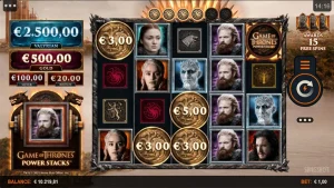 Game of Thrones Power Stacks slot
