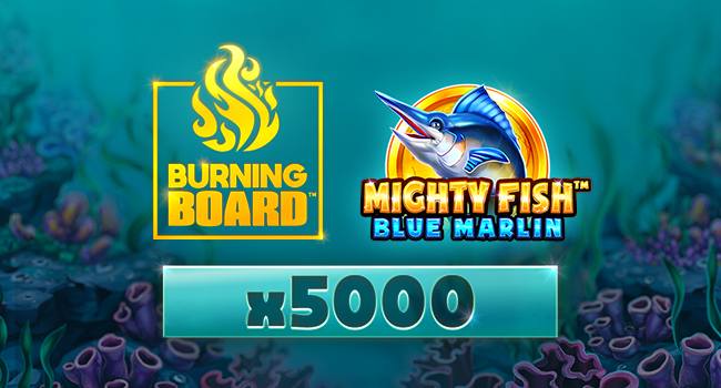 Mighty Fish: Blue Marlin Burning Board