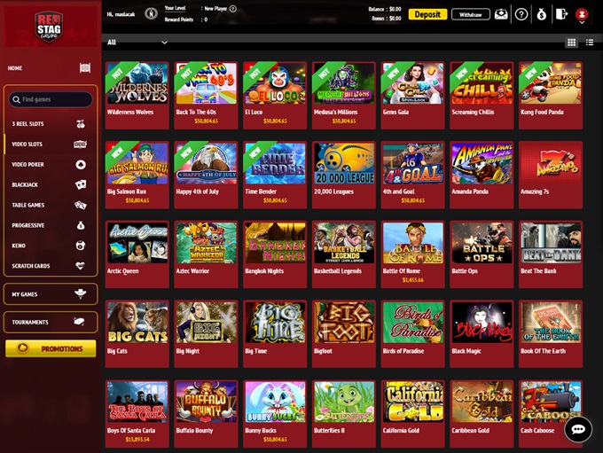 Red Stag Casino App Screenshot 1