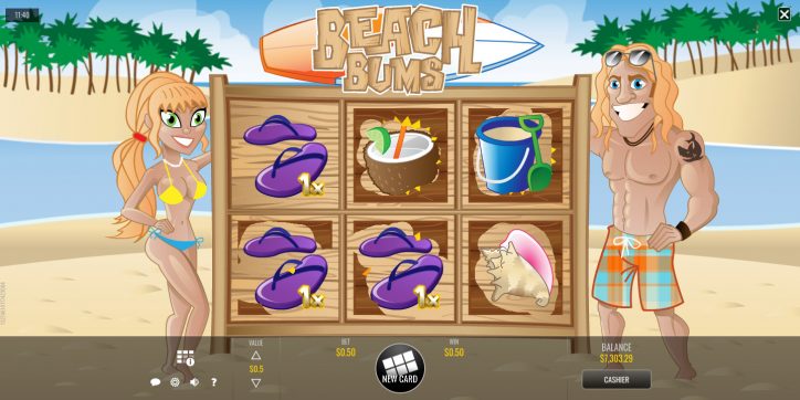 Beach Bums Scratch and Win