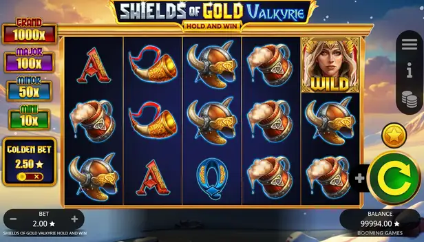Shields of Gold Valkyrie Hold and Win