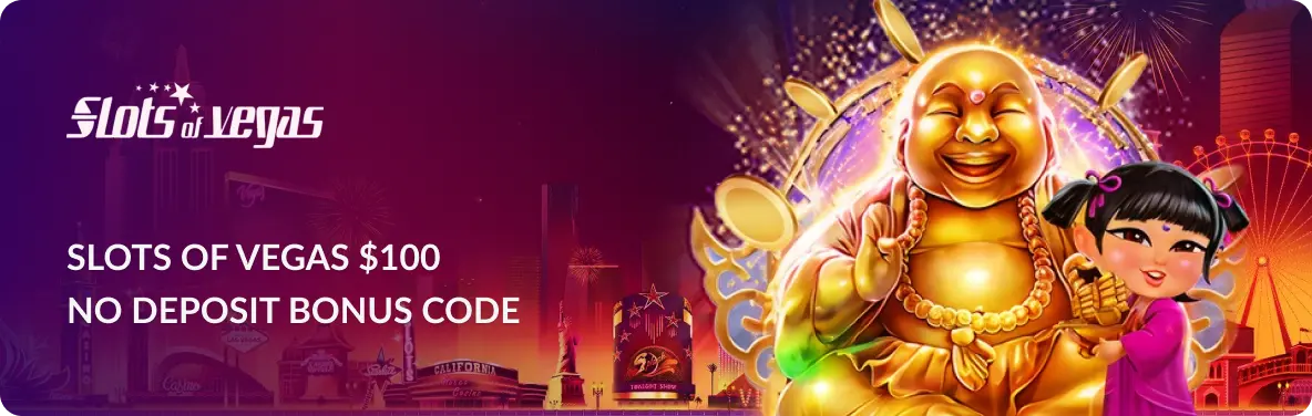 Main banner Slots of Vegas $100 No Deposit Bonus Code
