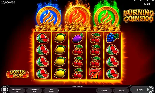 Burning Coins 100