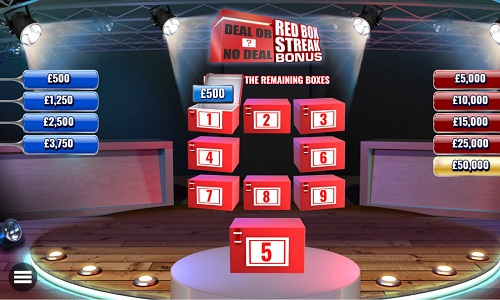 Deal or No Deal Red Box Streak