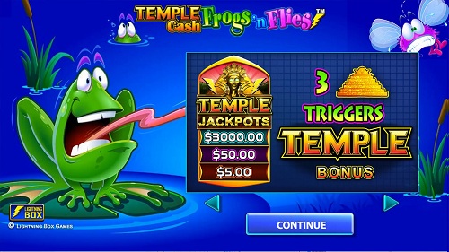 Frogs 'n Flies Temple Cash