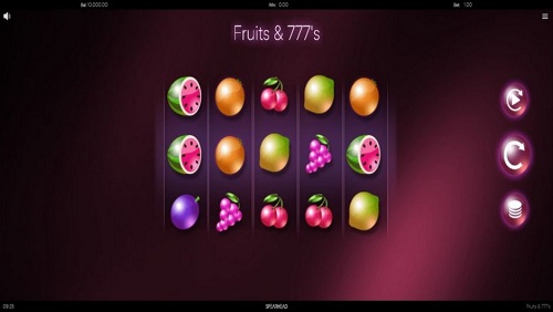 Fruits & 777's Slider