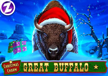 Great Buffalo Christmas Charm