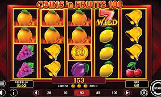 Hot Coins & Fruits 100