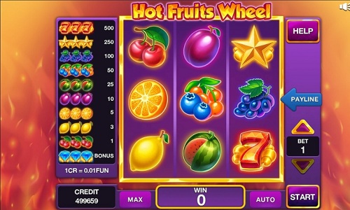 Hot Fruits Wheel 3x3