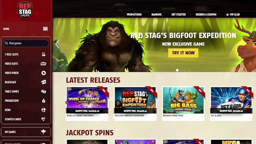 Red Stag Casino App Screenshot 2