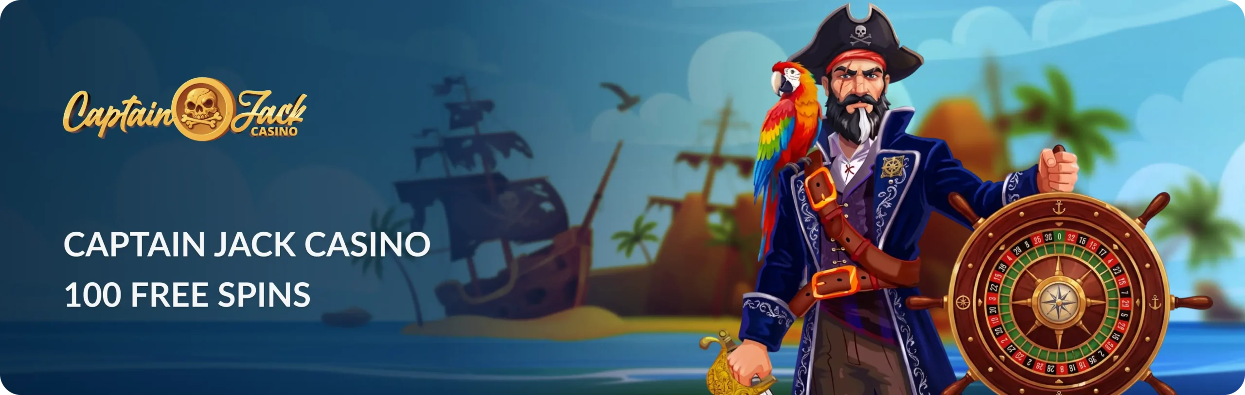 Main Banner Captain Jack Casino 100 Free Spins